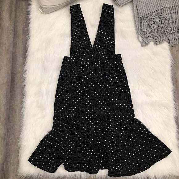 Cherry Koko Black & Cream Polka Dot Strap Dress - Picture 1 of 4
